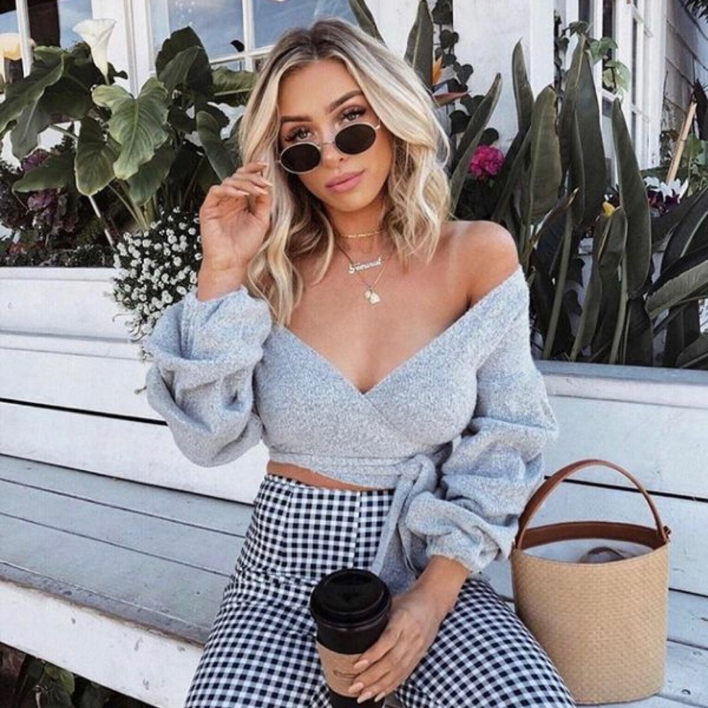Forever 21 Medium sized plaid jeans